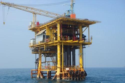 導(dǎo)管架鋼樁振動時效消除應(yīng)力案例