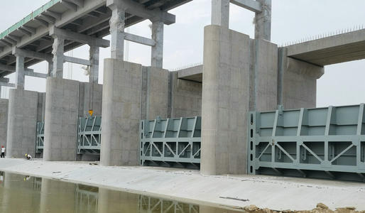 鋼閘門安全應力測試試驗