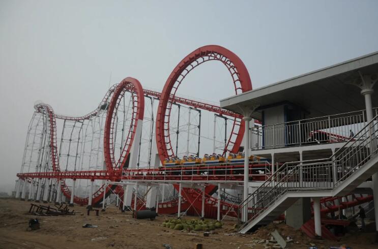 游樂園觀覽車桿件應(yīng)力測試