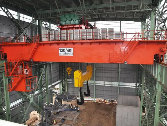 冶金式橋式起重機(jī)車(chē)架振動(dòng)時(shí)效處理