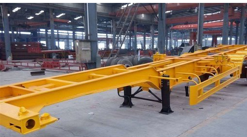 半掛車車架動態(tài)應(yīng)力應(yīng)變測試試驗