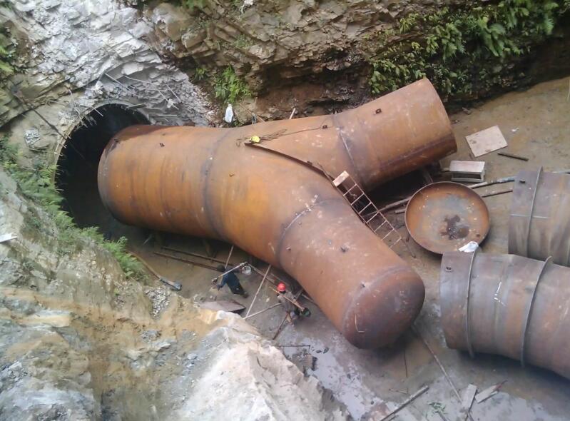 水電站配水環(huán)管殘余應(yīng)力檢測研究